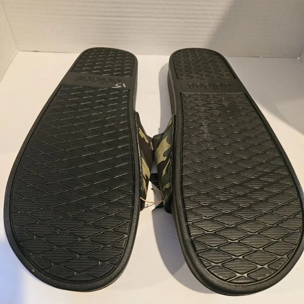 Adidas Adilette Comfort Slide Sandals‎ Camo Men's Size 18 New W Tags